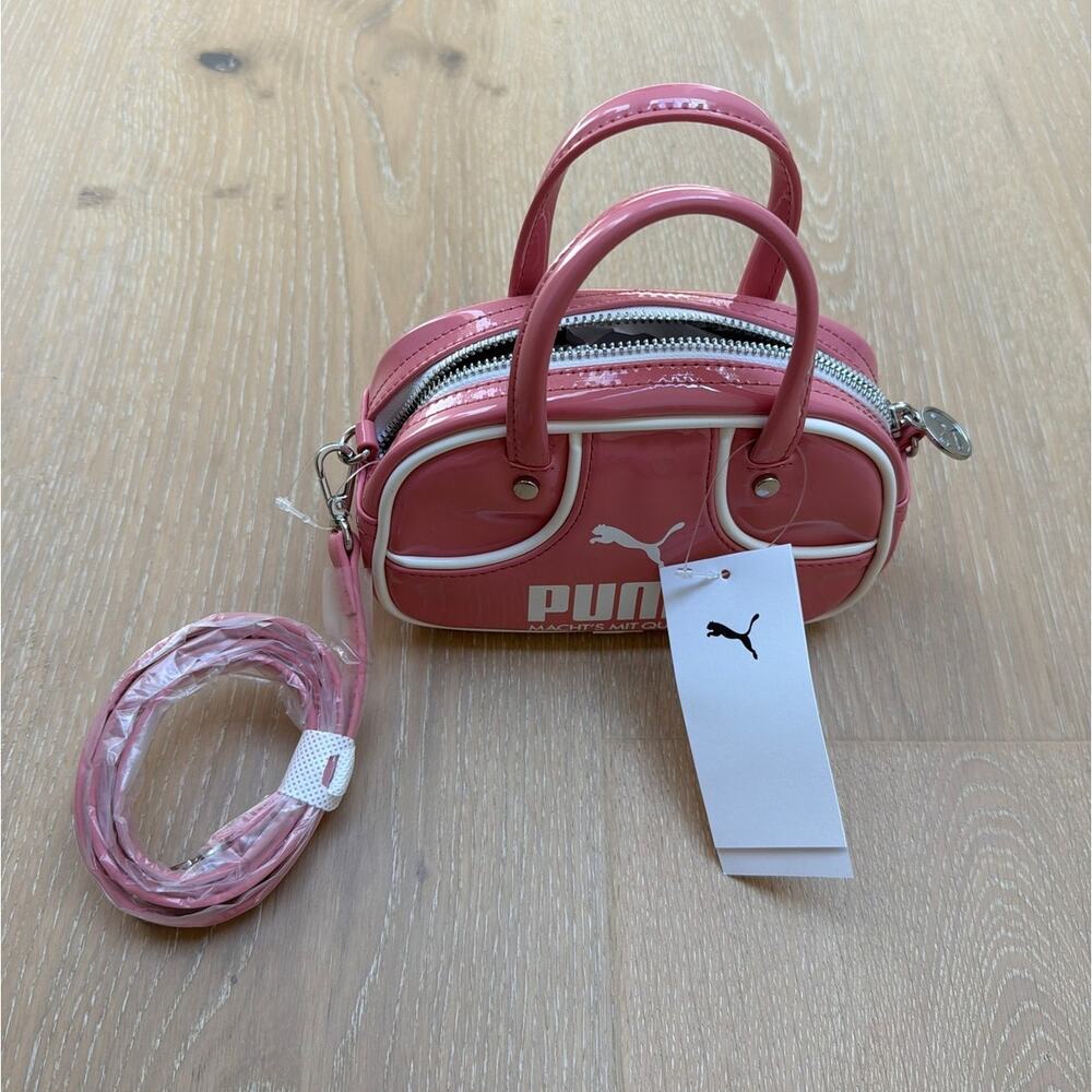 Puma Micro Bag Archive 1976 Size Mini Pink White - Picture 4 of 4